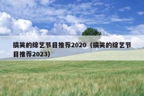 搞笑的综艺节目推荐2020（搞笑的综艺节目推荐2023）