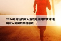 2024年好玩的双人游戏电脑同屏软件:电脑双人同屏的单机游戏