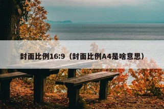 封面比例16:9（封面比例A4是啥意思）