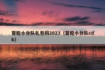 冒险小分队礼包码2023（冒险小分队cdk）