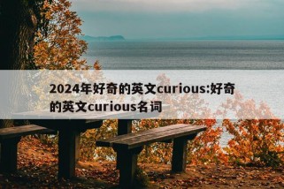 2024年好奇的英文curious:好奇的英文curious名词