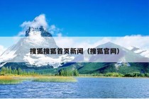 搜狐搜狐首页新闻（搜狐官网）