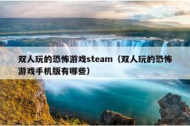 双人玩的恐怖游戏steam（双人玩的恐怖游戏手机版有哪些）