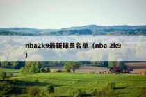 nba2k9最新球员名单（nba 2k9）