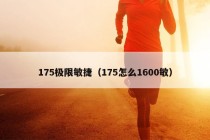 175极限敏捷（175怎么1600敏）