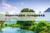 好玩的5v5对战游戏（5v5对战游戏手游）