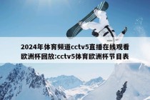 2024年体育频道cctv5直播在线观看欧洲杯回放:cctv5体育欧洲杯节目表