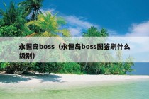 永恒岛boss（永恒岛boss图鉴刷什么级别）