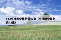 543电视剧全集免费42集（电视剧全集免费42集）