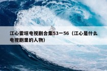 江心霍垣电视剧合集53一56（江心是什么电视剧里的人物）