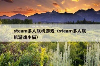 steam多人联机游戏（steam多人联机游戏小猫）