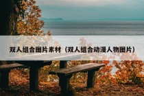 双人组合图片素材（双人组合动漫人物图片）