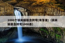 1000个搞笑脑筋急转弯(有答案)（搞笑脑筋急转弯1000条）