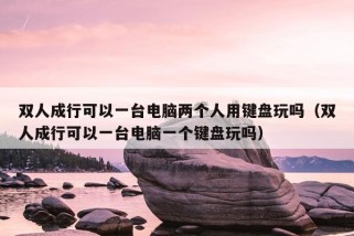 双人成行可以一台电脑两个人用键盘玩吗（双人成行可以一台电脑一个键盘玩吗）