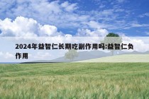 2024年益智仁长期吃副作用吗:益智仁负作用