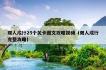 双人成行25个关卡图文攻略视频（双人成行完整攻略）