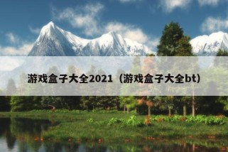 游戏盒子大全2021（游戏盒子大全bt）