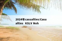 2024年casualties:Casualties  KSLV Noh