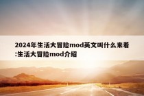 2024年生活大冒险mod英文叫什么来着:生活大冒险mod介绍