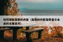 如何理解复数的共轭（复数的共轭复数是它本身的充要条件）