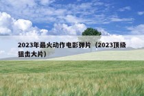 2023年最火动作电影弹片（2023顶级狙击大片）