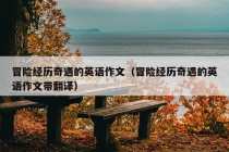 冒险经历奇遇的英语作文（冒险经历奇遇的英语作文带翻译）