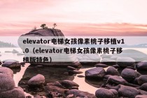 elevator电梯女孩像素桃子移植v1.0（elevator电梯女孩像素桃子移植版特色）