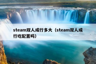 steam双人成行多大（steam双人成行吃配置吗）