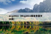 wcg2011（Wcg2011魔兽争霸半决赛）