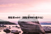 探险家mbti（探险家MBTI是什么）