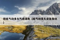 停练气功多久气感消失（练气功多久会自发功）