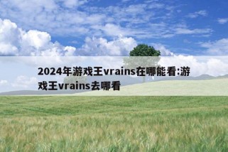 2024年游戏王vrains在哪能看:游戏王vrains去哪看