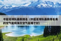 中超足球队最新排名（中超足球队最新排名美的空气能和海尔空气能哪个好）