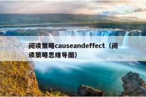 阅读策略causeandeffect（阅读策略思维导图）