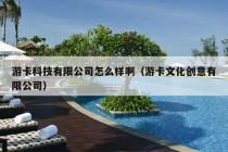 游卡科技有限公司怎么样啊（游卡文化创意有限公司）