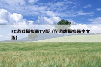 FC游戏模拟器TV版（fc游戏模拟器中文版）