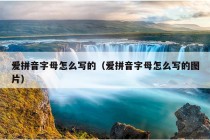 爱拼音字母怎么写的（爱拼音字母怎么写的图片）