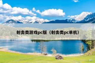 射击类游戏pc版（射击类pc单机）