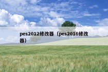 pes2012修改器（pes2016修改器）